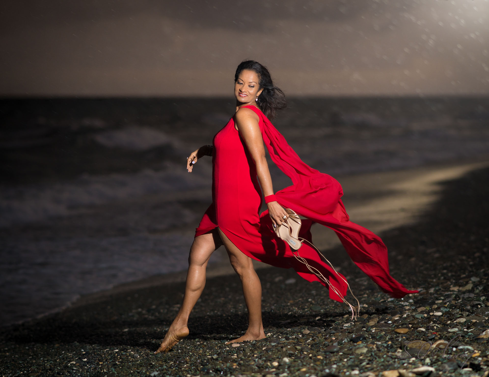Denise Red Dress 5